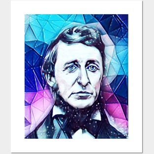 Henry David Thoreau Snowy Portrait | Henry David Thoreau Artwork 5 Posters and Art